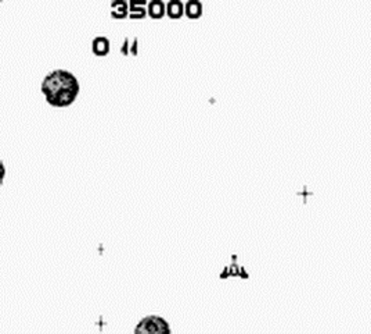 Arcade Classic: Asteroids and Missile Command screenshot 3 for GameBoy